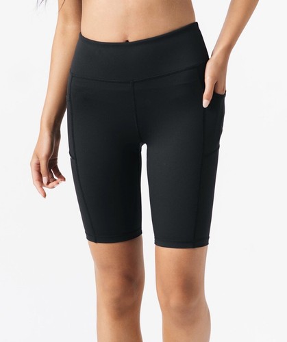 Zyia Black hustle shorts pocket 8” sz 