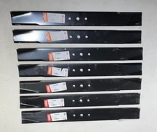 Set/7 blades for Jacobsen HR5111 Mowers 3 91-364 (JT391040) 4 91-363 (JT391039)