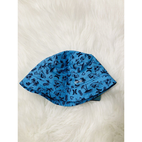 New Hurley 2T-4T Camo UPF 50+ Bucket Hat Blue Unisex Toddler Hair Accessory - Picture 5 of 8