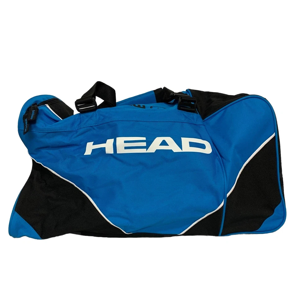 Bolso de Gimnasio HEAD Gigante Grande Tenis Lona Azul Negro Mazda Exclusivo Concesionario Nuevo Foto 4 de 4