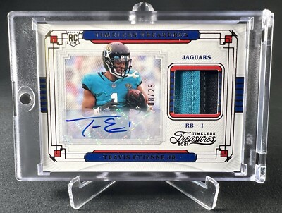 2021 Timeless Treasures TRAVIS ETIENNE JR Rookie Patch Auto /25