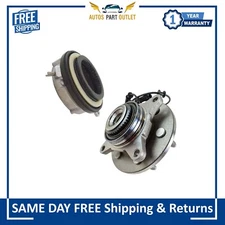 New Front Auto-Locking Hub Actuator Wheel Bearing & Hub Assembly Set for Ford