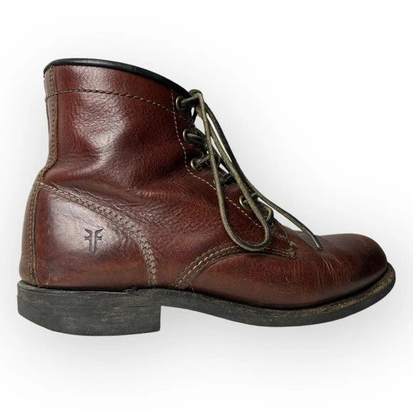 Vintage USA Made Arkansas Brogue Frye Heritage Style Boots 9.5D Excellent Brown Frye Leather Boots for Men for Sale | Shop New & Used  main image 2