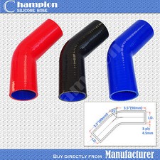 45 Degree Elbow Hose Silicone Coupler Intercooler Hose Pipe All Size All Color