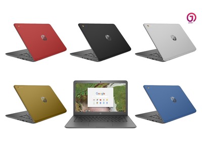 HP Chromebook 14 G5 14'' Intel 2.40 GHz 4GB Memory 32GB HD Bluetooth WIFI Webcam
