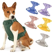 PGHH No Pull Dog Harness for Small Dogs,Breathable Mesh Puppy Harness Soft padde