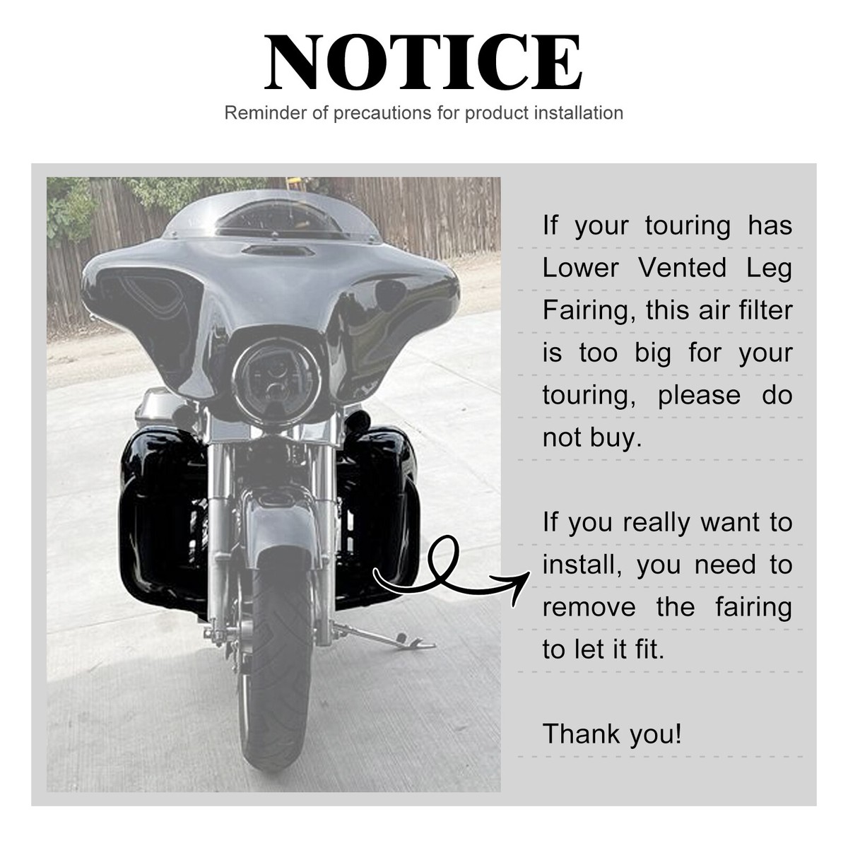 Filtre D'admission D'Air à Haut Débit Pour Moto, Filtre à Air