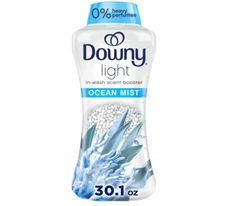 Downy Light Laundry Scent Booster Beads for Washer, Ocean Mist Scent, 30.1 oz