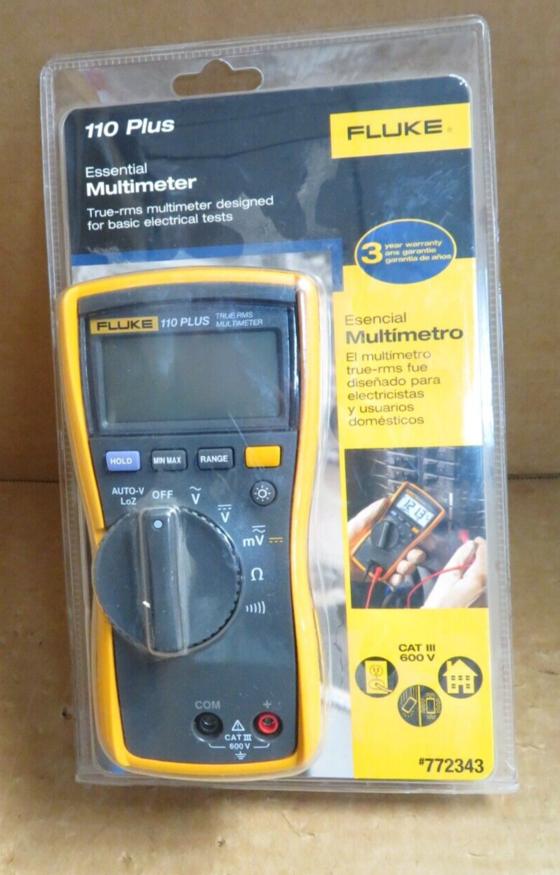 FLUKE 110 PLUS ESSENTIAL MULTIMETER NEW * 95969734158 | eBay