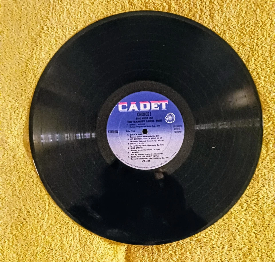 Choice The Best Of The Ramsey Lewis Trio 1965 Cadet LPS-755 Vintage Vinyl EX Cex - Image 3 of 4