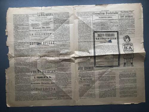 1910 EL NOTICIERO Caracas Venezuela Newspapers General Juan Vicente Gómez - Picture 3 of 12