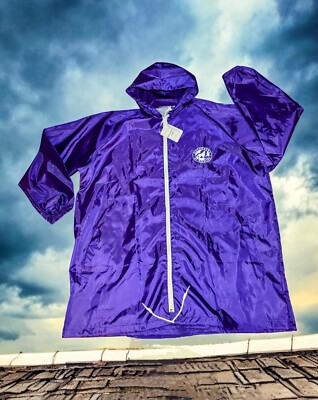 DEFENDERS OF WILDLIFE Recycled Packable WINDBREAKER Lightweight Rain Jacket XXXL