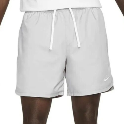 nike grey woven shorts