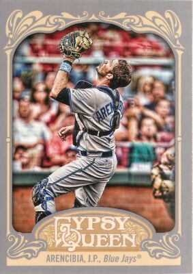 J.P. Arencibia 2012 Topps Gypsy Queen MLB Baseball Card #77 Toronto Blue Jays