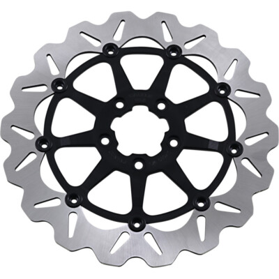 Galfer Oversize Wave Front Brake Rotor - Black - 12.5