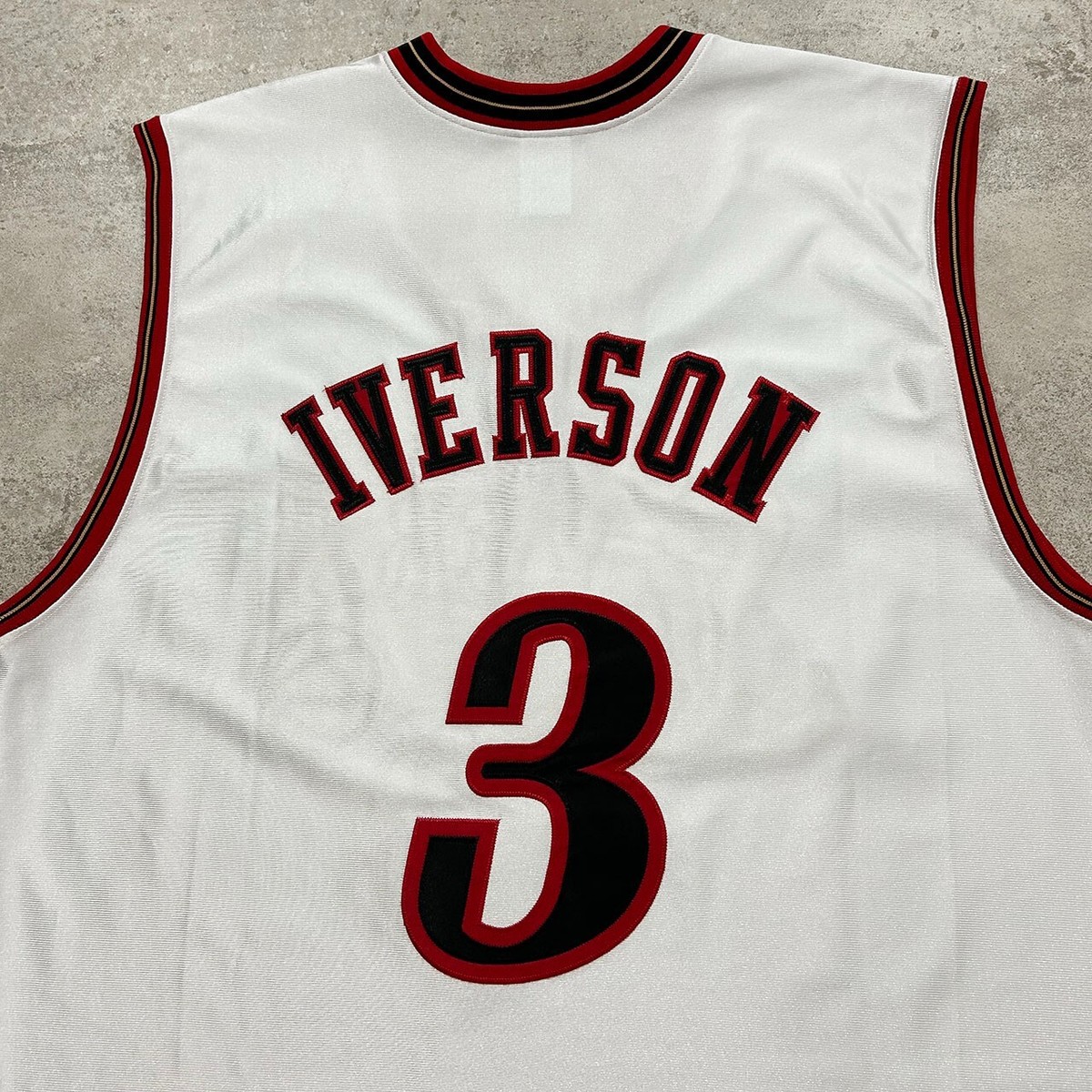VTG 00s NBA ALLEN IVERSON PHILADELPHIA 76ERS CHAMPION AUTHENTIC