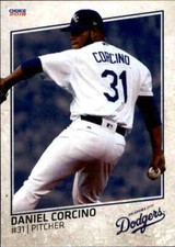 2018 Oklahoma City Dodgers Choice #6 Daniel Corcino Azua Dominican Republic Card