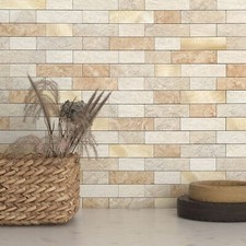BeNice Kitchen Backsplash Peel and Stick Tile Stickers 3D Brick Matte,Linear ...