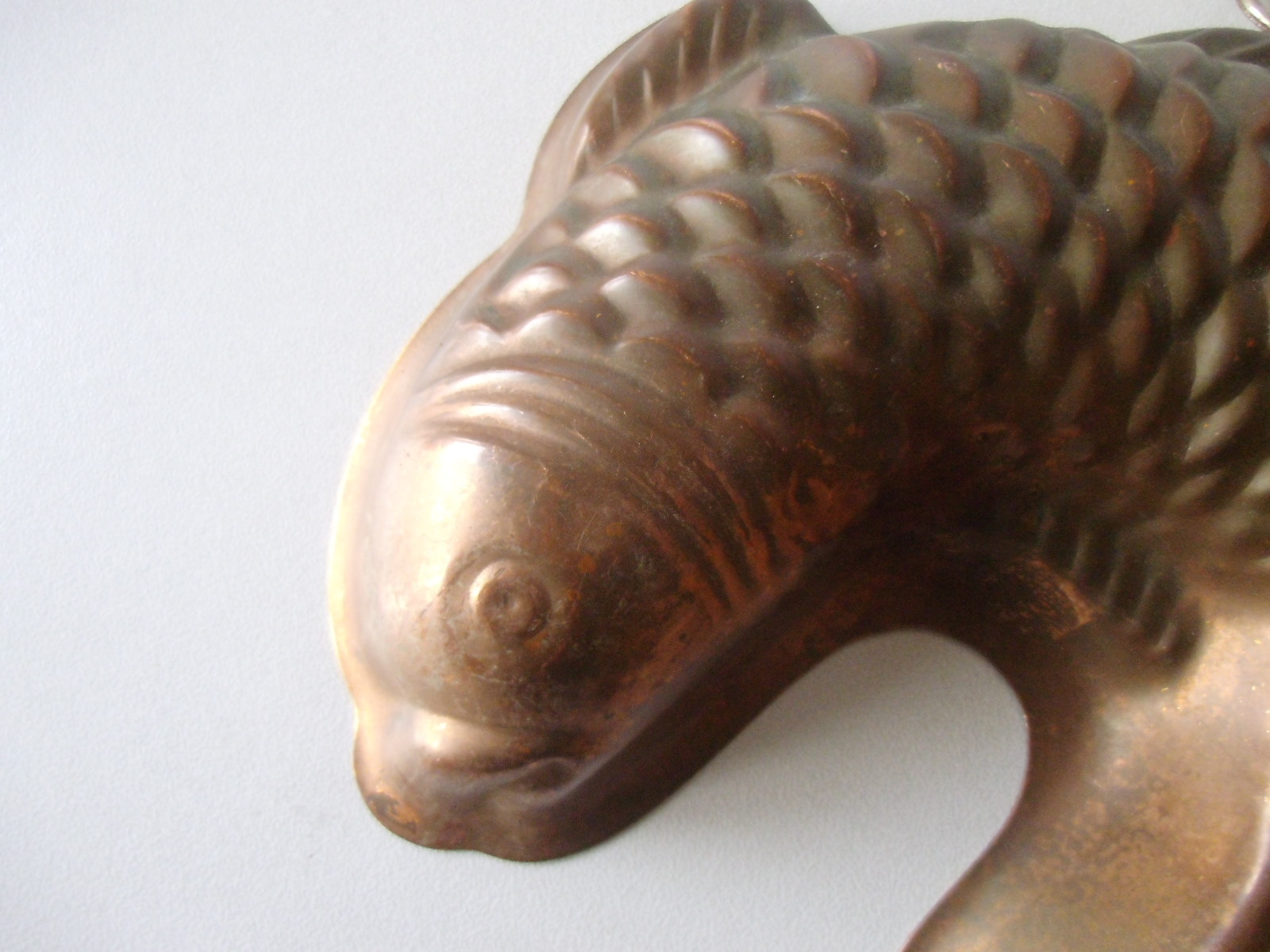 VINTAGE GERMAN COPPER TIN LINED MOLD JELLY OR CAKE PAN FISH SHAPE eBay