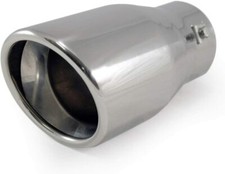 Auspuffblende Endrohr Edelstahl Universal Rund Für VW Touran Tiguan Touareg