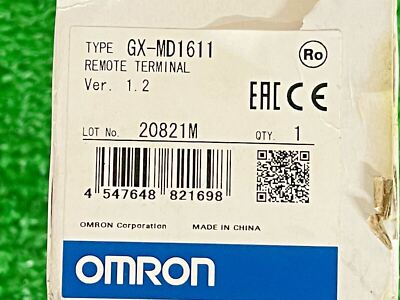 OMRON GX-MD1611 Remote Terminal Ethercat Ethernet Module | eBay