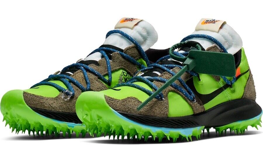 Nike X Off-White Air Zoom Terra Kiger 5 - Electric Green UK Nike X Off-White Air Zoom Terra Kiger 5 - Electric Green UK