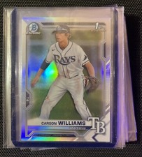 2021 Bowman Chrome Refractor Carson Williams Rookie 