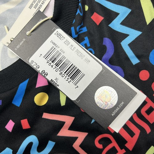 Adidas MLS New York City FC Hispanic Heritage Pre-Match Jersey Mens XL HZ2034 - Picture 10 of 11