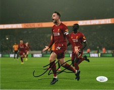 Liverpool Jordan Henderson Autographed Signed 8x10 Photo JSA COA #5