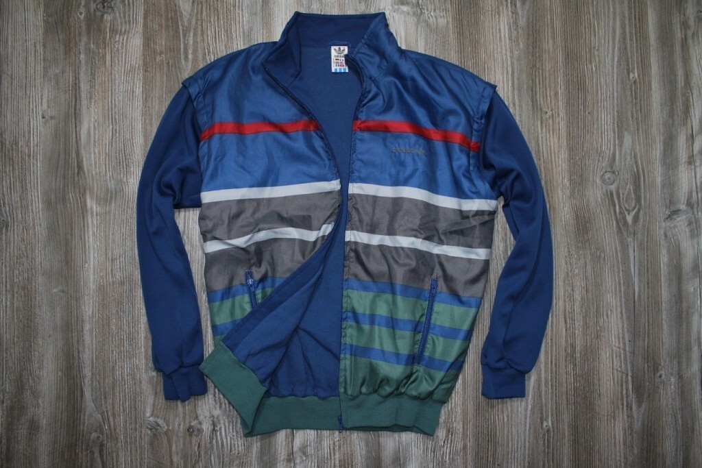 ADIDAS 1980s RARE JACKET MADE IN WEST GERMANY MAN SIZ… - Gem