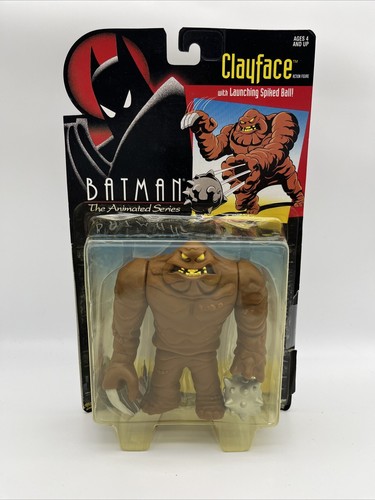 BATMAN THE ANIMATED SERIES CLAYFACE with Launching Spiked Ball! KENNER 1993