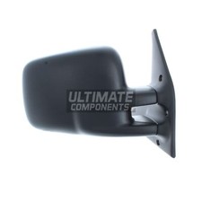 VW Transporter T4 Van 1990-2003 Manual Wing Door Mirror Black Drivers Side Right