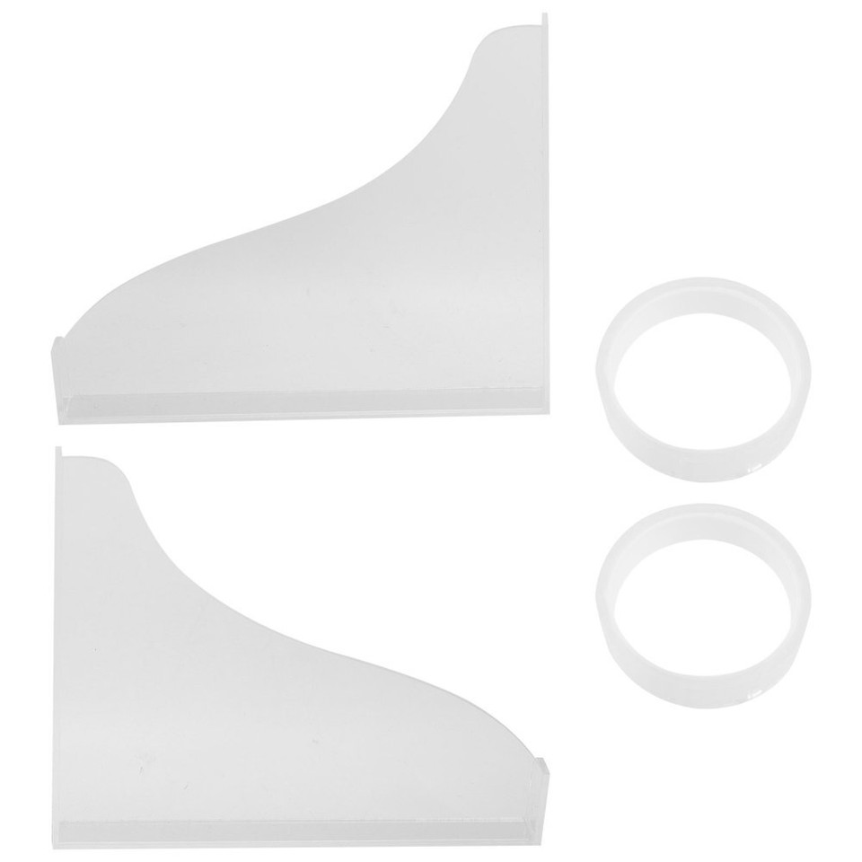 4 Pieces Bathtub Spill Guard Shower Water Deflector Leak Splash eBay