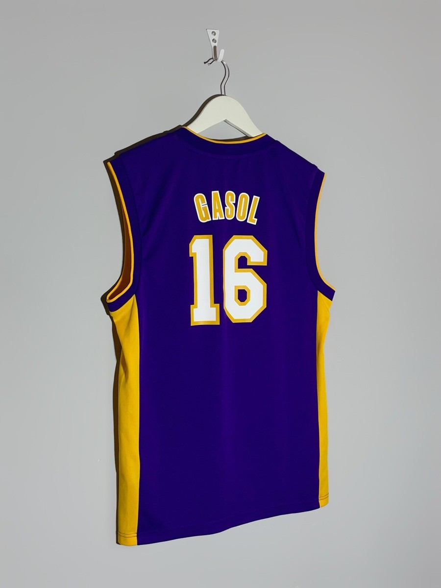 16 Gasol L.A Lakers Adidas Y2k NBA Basketball Jersey | eBay