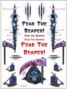 Sic Designs ''Fear the Reaper'' Sticker Sheet SIC016