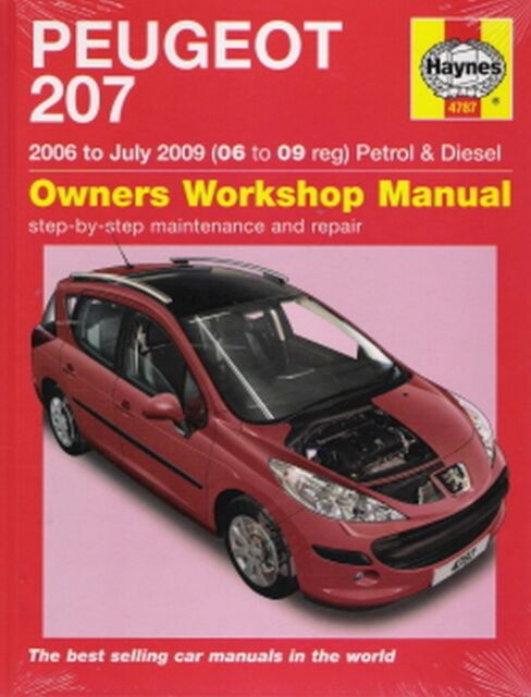 2006-2009 Peugeot 207 Gas Diesel Haynes Repair Service Shop Workshop