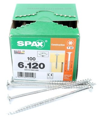 Spax Tellerkopfschraube WIROX Vollgewinde 6,0x120mm