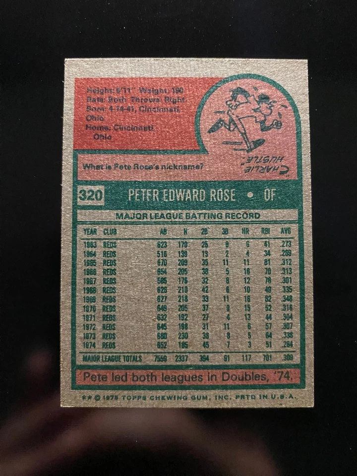 ¡Bonito conjunto de equipo Topps 1975 de Cincinnati Reds! (30 tarjetas) Rosa, banco, 3 MVP, 2 RC,++ Foto 3 de 4