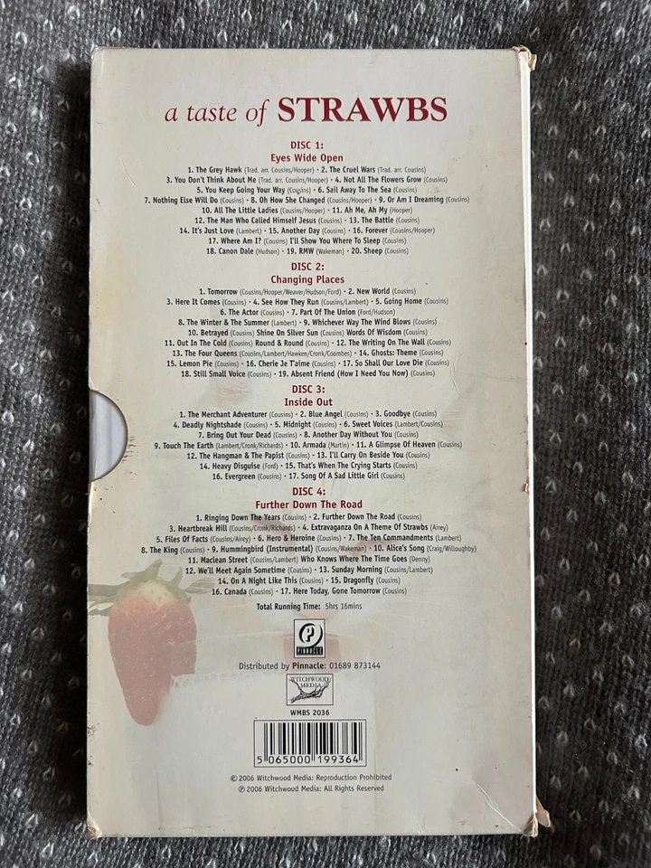 STRAWBS - A TASTE OF STRAWBS - 5CD BOX SET - PINNACLE UK 2006 - Image 2 of 4