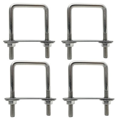 Square U Screws M8 mm, 50 x 90, Inner Diameter 50 mm, Bolts in...