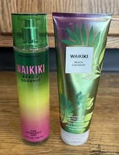 BATH AND BODY WORKS Waikiki Beach Coconut Frag Mist  Body Cream
