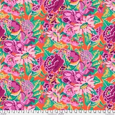 Floral Dance, Magenta - Kaffe Fassett Quilt Fabric 100% Cotton By the Yard