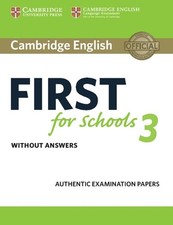 Cambridge English First for Schools 3 Student's Book without Answers (English) P