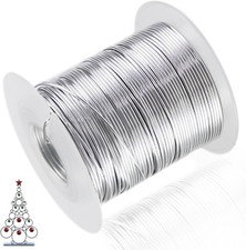164 Feet Ultra-Soft 18 Gauge Aluminum Wire - 1mm Bendable Metal Craft Wire for J