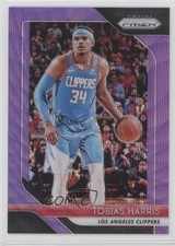 2018-19 Panini Prizm Purple Wave Prizm Tobias Harris #244 7fr