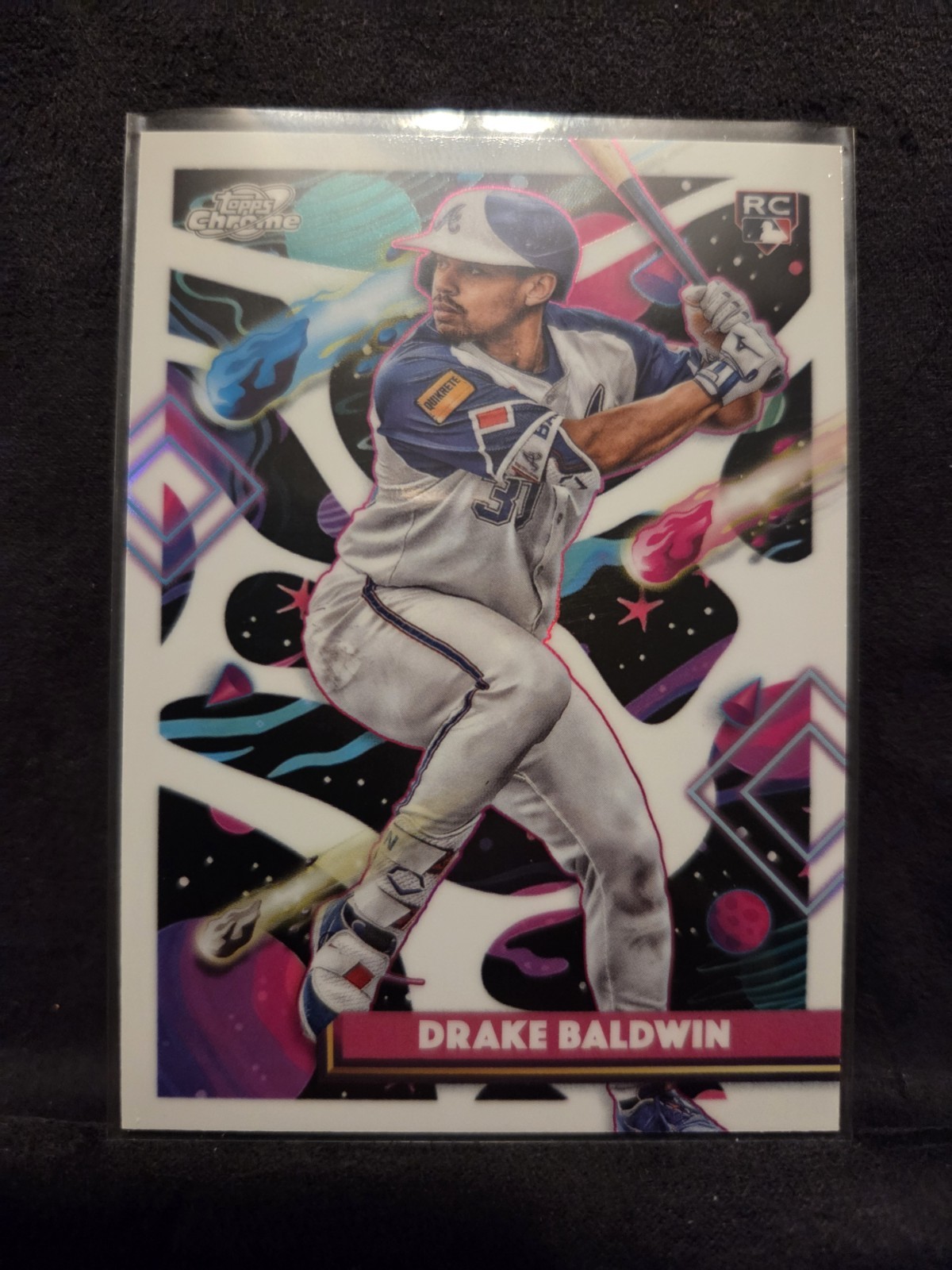 Drake Baldwin 2025 Topps Cosmic Chrome #96 White Hole Refractor Rookie ROY