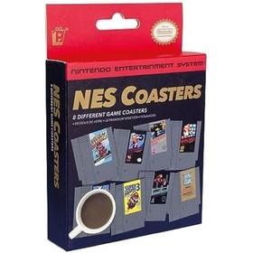 Retro NES Cartridge Video Game Drink Coasters Set of 8 Featuring Donkey Kong
