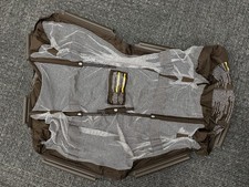 Graco Pack N Play Playpen Clip On Mesh Bassinet Insert  Poles Only Brown