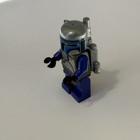 🌟EXCELLENT LEGO Star Wars Minifigure 7153 Jango Fett w Balaclava Head Authentic