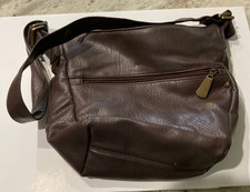 Vintage Brown Simulated Leather Purse